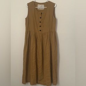Not Perfect Linen Mama Dress very generous small